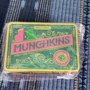 Munchkins Green and Pink Storage Tin